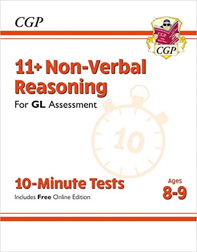 11+ GL 10-Minute Tests: Non-Verbal Reasoning - Ages 8-9 (with Online Edition) (CGP 11+ Ages 8-9) von Coordination Group Publications Ltd (CGP)